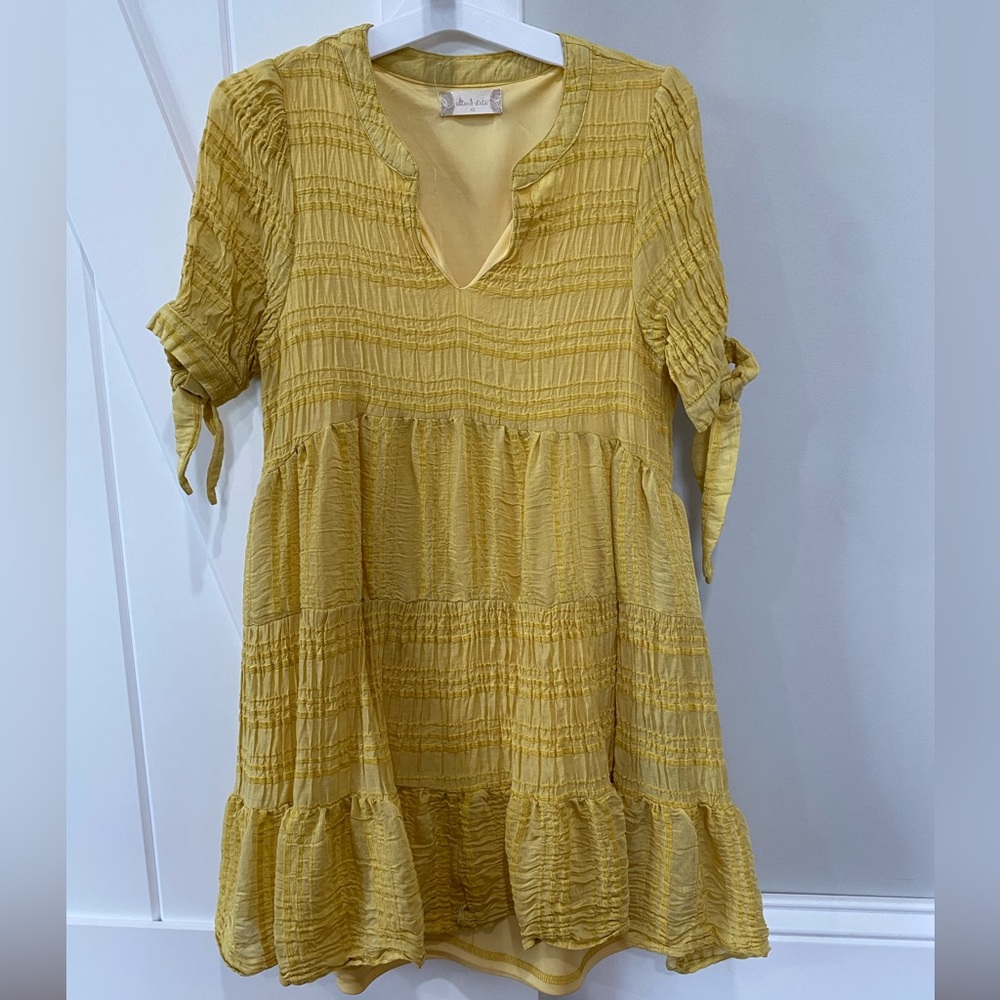 Altar’d State mustard dress - size XS